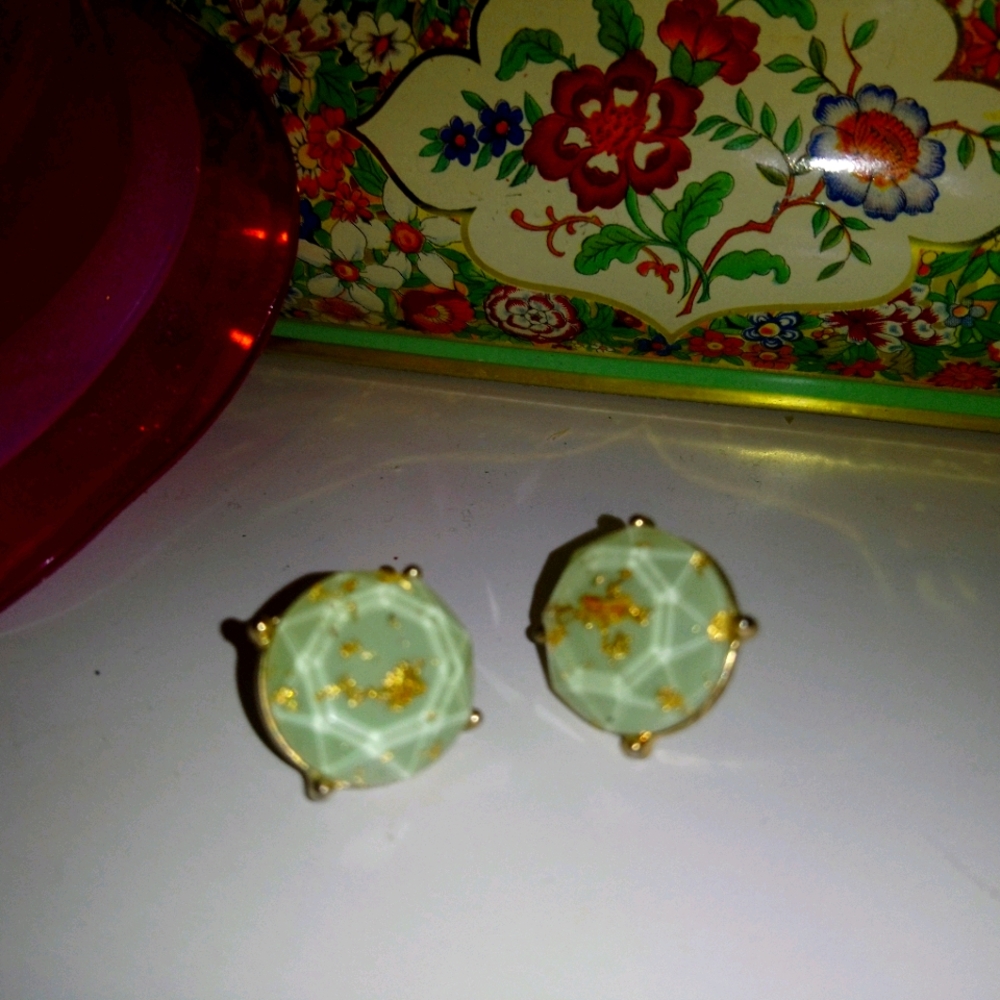 Mint earrings